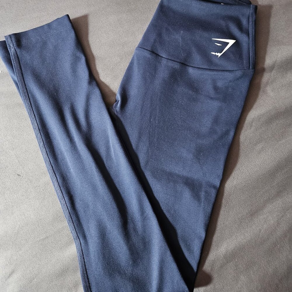 Gymshark Navy Blue High-Waist Leggings